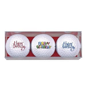 Sportiques 3er Golfbälle Happy Birthday Schriftzug Sonstige. Kategorie: Golfball Fitting. Anbieter: Golf House. Marke: Sportiques