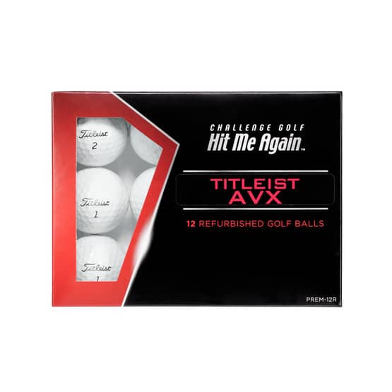 Hit me again Titleist AVX Refurbished weiß. Kategorie: Golfball Fitting. Anbieter: Golf House. Marke: Hit me again