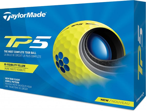 TaylorMade TP5 Golfbälle, yellow. Kategorie: Golfball Fitting. Anbieter: par71.de. Marke: par71.de