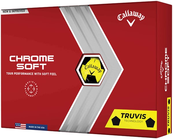 Callaway Chrome Soft TRUVIS Golfbälle, yellow/black. Kategorie: Golfbälle neu. Anbieter: par71.de. Marke: par71.de