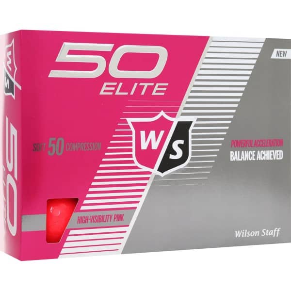 Wilson Staff Fifty Elite Golfbälle - 12er Pack pink. Kategorie: Golfbälle neu. Anbieter: all4golf.de. Marke: Wilson Staff