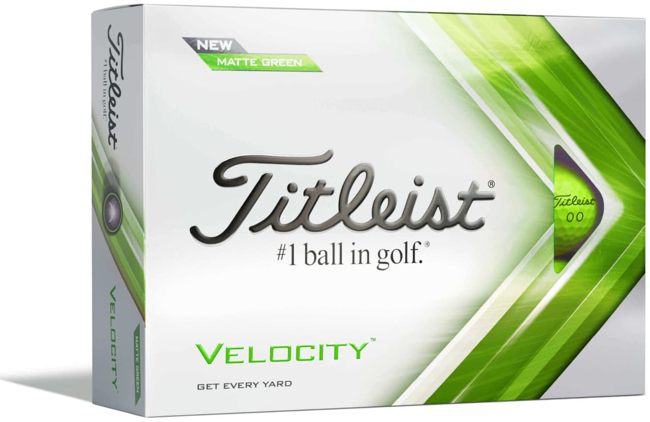 Titleist Velocity Golfbälle, matte green. Kategorie: Golfbälle neu. Anbieter: par71.de. Marke: par71.de Titleist Velocity Golfbälle, matte green. Kategorie: Golfbälle neu. Anbieter: par71.de. Marke: par71.de