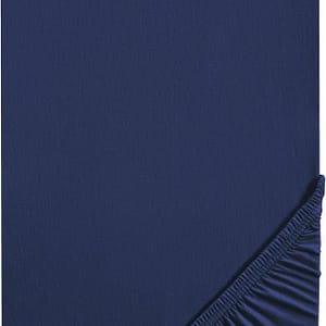 Spannbettlaken "Samy", Biberna (1 St), hochwertiges Jersey-Elasthan für Topper geeignet. Kategorie: Spannbettlaken 100x220