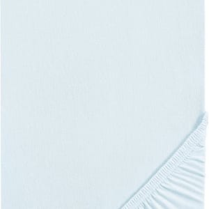 Spannbettlaken "Conny", Biberna (1 St), hochwertiges Jersey-Elasthan geeignet für Wasser- und Boxspringbetten. Kategorie: Spannbettlaken 200x220