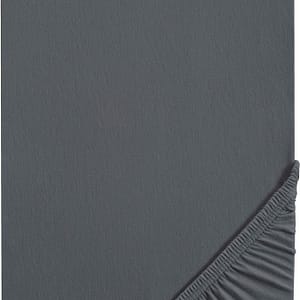 Spannbettlaken "Conny", Biberna (1 St), hochwertiges Jersey-Elasthan geeignet für Wasser- und Boxspringbetten. Kategorie: Spannbettlaken 160x220