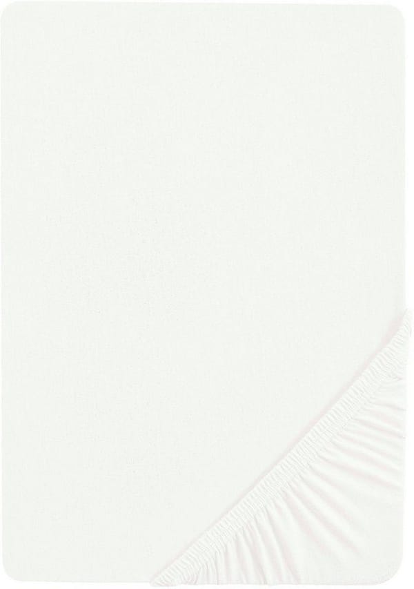 Spannbettlaken "Samy", Biberna (1 St), hochwertiges Jersey-Elasthan für Topper geeignet. Kategorie: Spannbettlaken 100x220